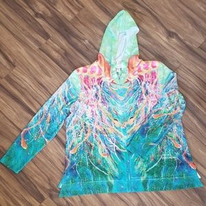 Leoma lovegrove lightweight full zip hoodie.